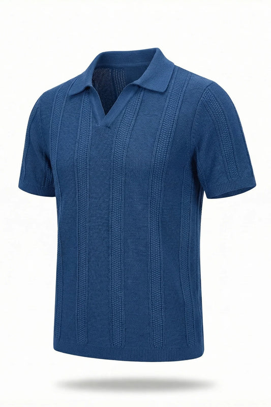 Corvin Polo T-shirt- Blue