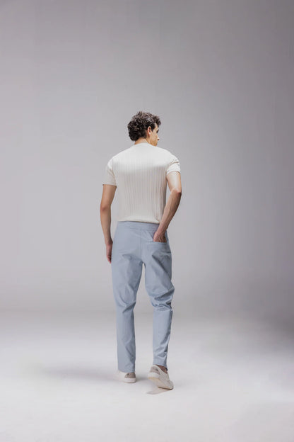 Silas Trouser-powder blue